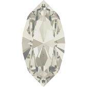 Кристаллы 4228 15x7 mm Crystal Silver Shade
