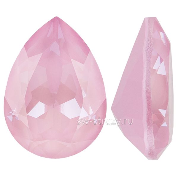 Кристаллы 4320 18x13 mm Crystal Soft Rose Ignite