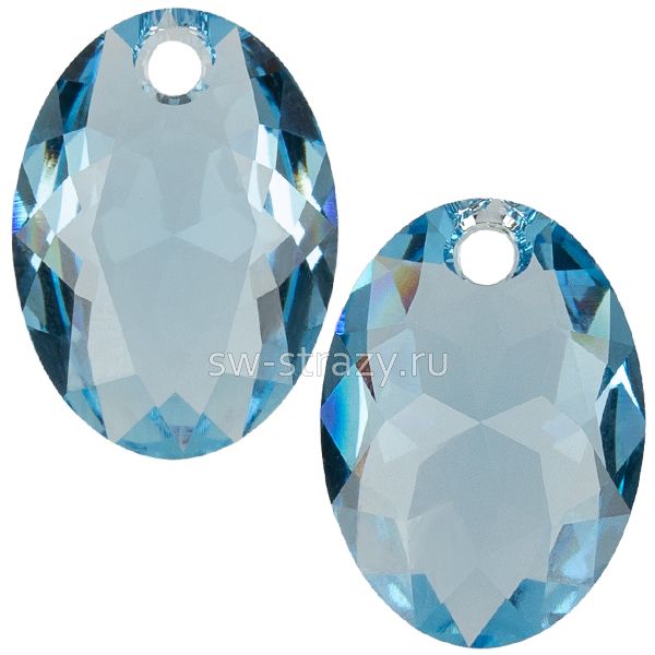 Кулоны 6438 16 mm Aquamarine