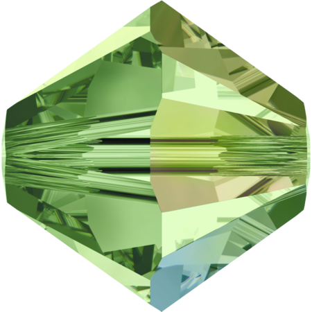 Бусины 5328 4 mm Peridot AB