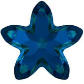 Кристаллы 4754 13x13,5 mm Crystal Bermuda Blue